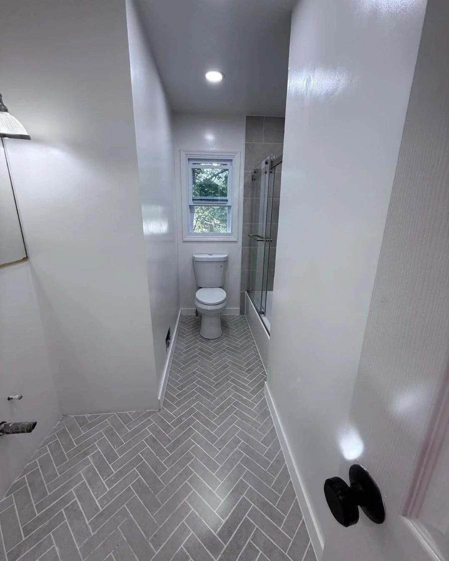 Before and after bathroom remodel Conroe TX 77304