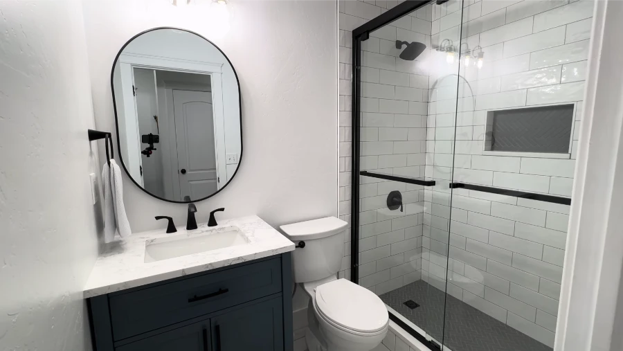Bathroom after remodeling by Bathroom Remodelers Conroe