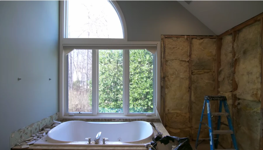 Before bathroom remodeling